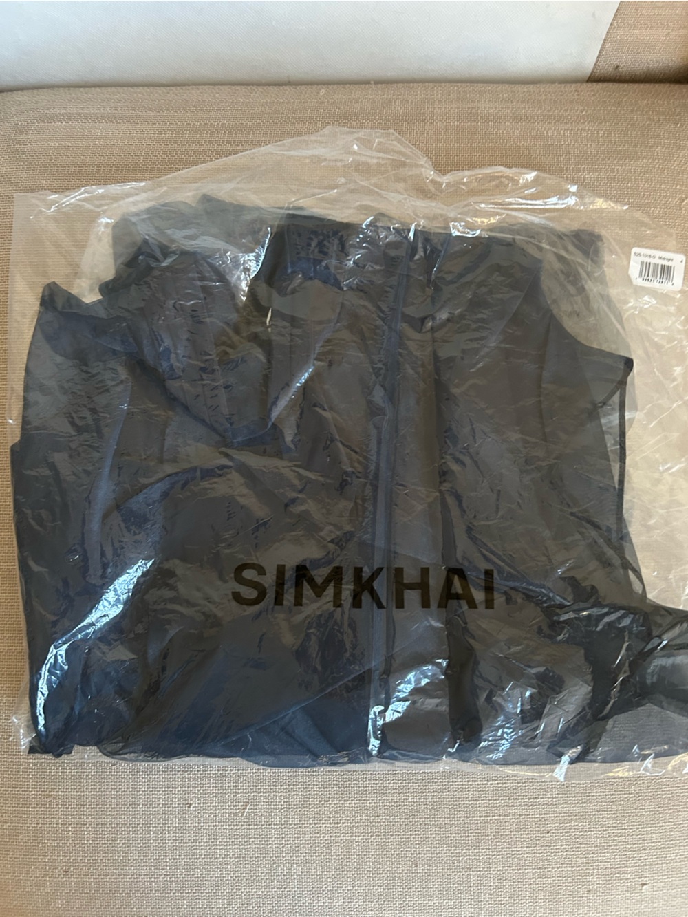 SIMKHAI Beaux Organza Mini Dress Sz4 Midnight Blue Cocktail Sheer Party - Picture 5 of 7